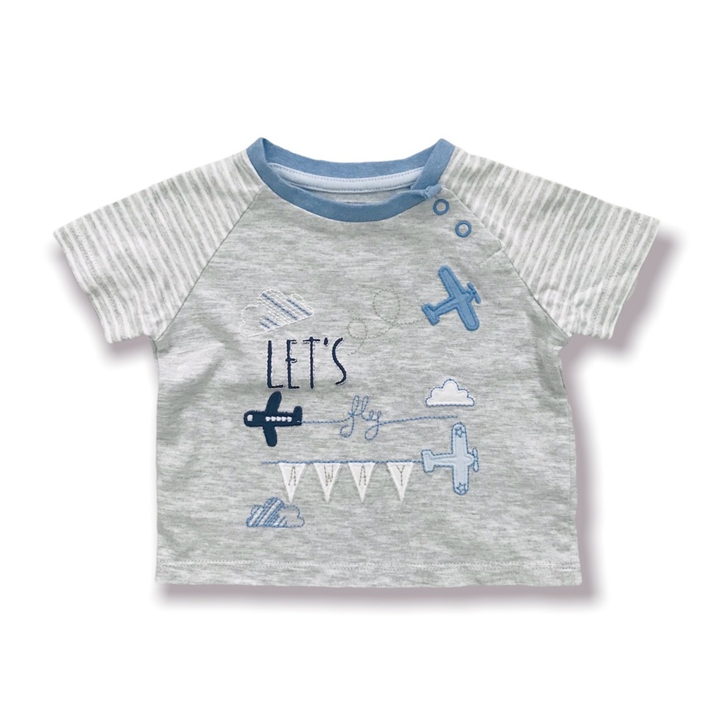 Tu (UK) Airplane Tee Size 0-3 Months